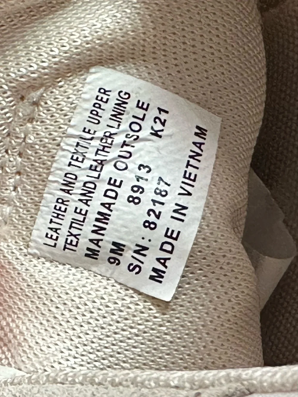 Tory Burch Hank White and Beige Suede Retro Runner Sneaker